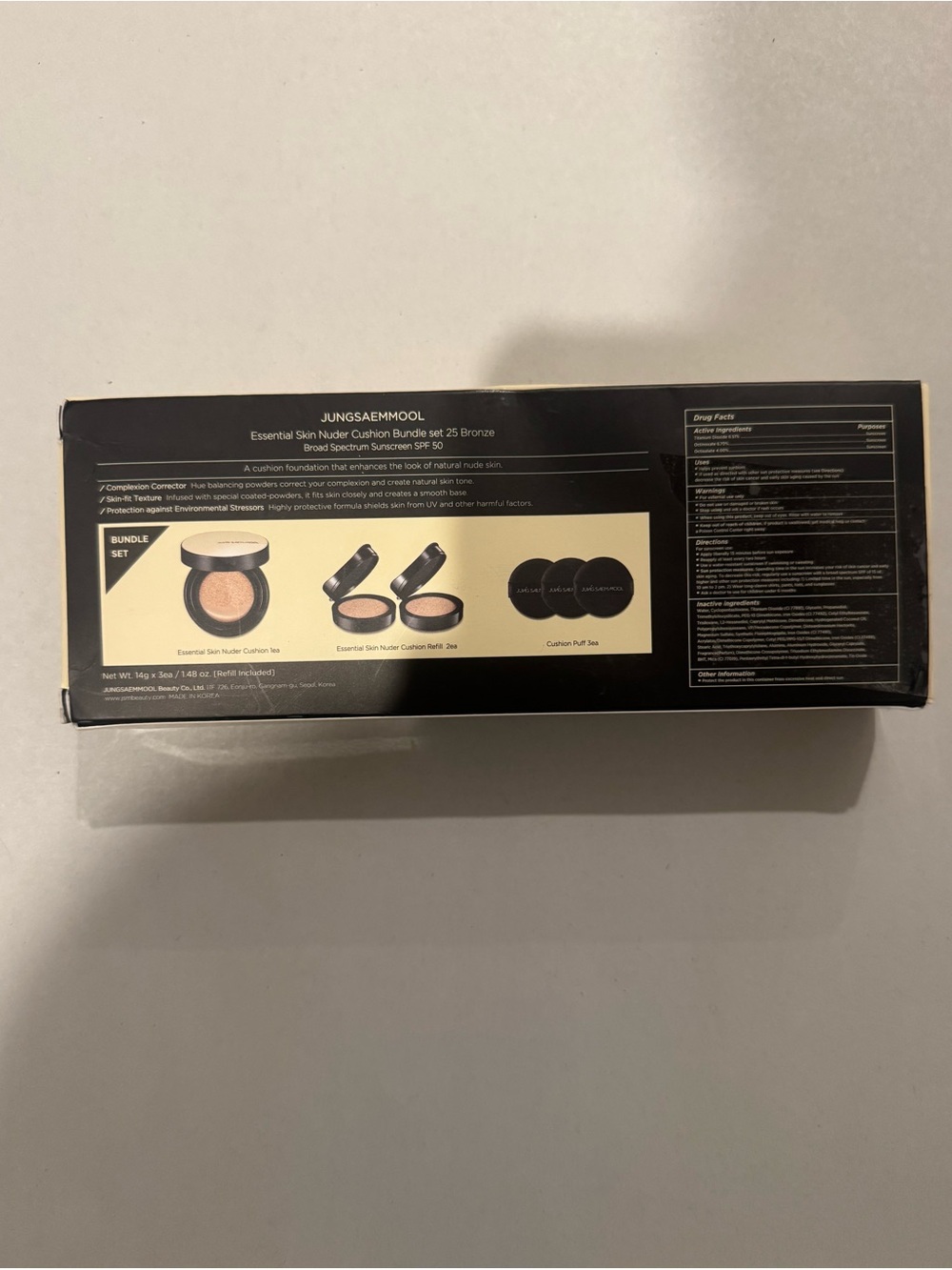Jung Saem Mool Essential Skin Nuder Cushion Set in shade 25 Bronze - Picture 3 of 4